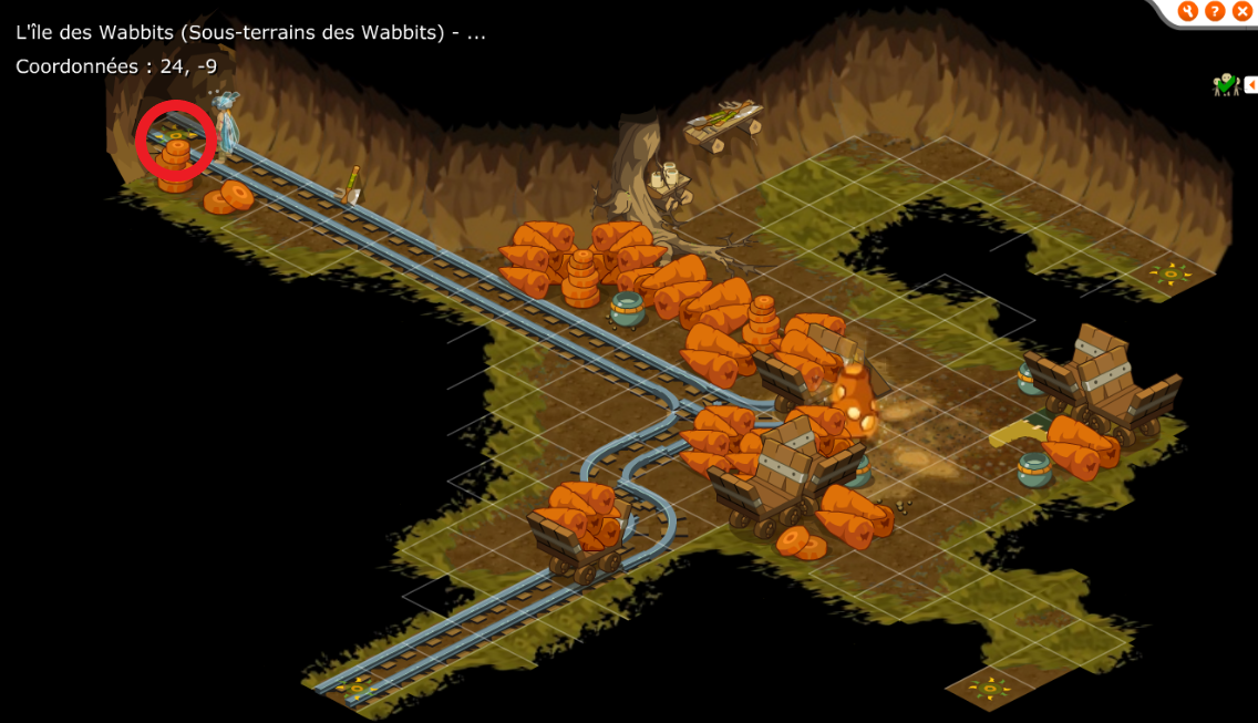 Dofus Retro Château Wa Wabbit, comment y accéder, quel est le chemin pour la panoplie avec les